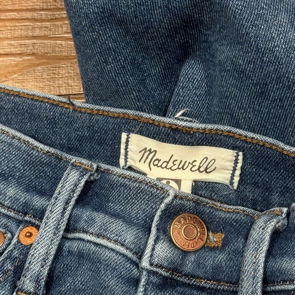 Madewell Size 25 Cali‎ Demi-Boot Jeans in Bodney Wash - Picture 12 of 15